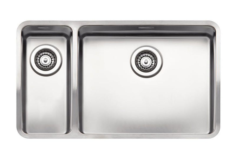 Reginox | Ohio 18 x 40 + 50 x 40 | Stainless Steel | 1.5 Bowl Sink